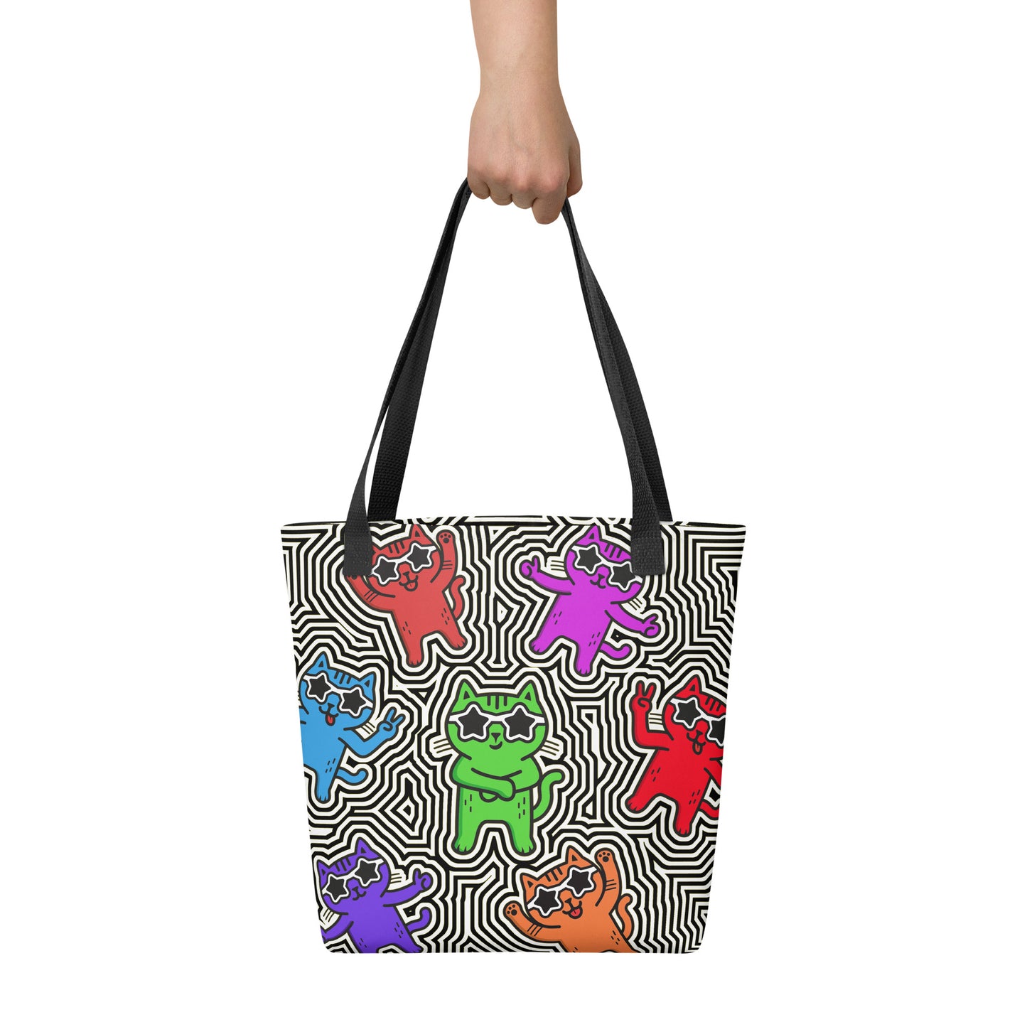 Yass Cats - White - Tote bag