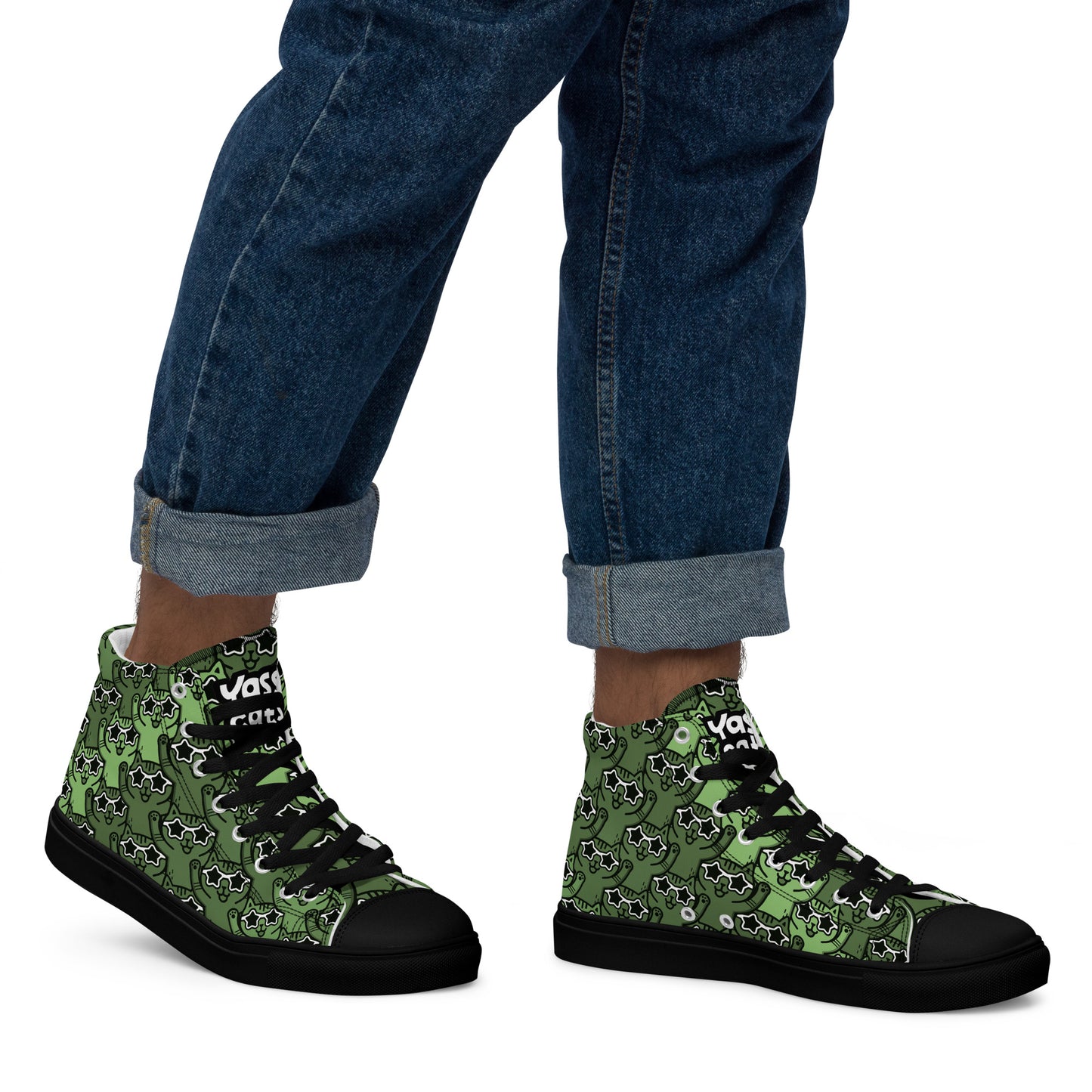 Yass Cats - CAMOUFLAGE CAT - Men’s high top skater shoes