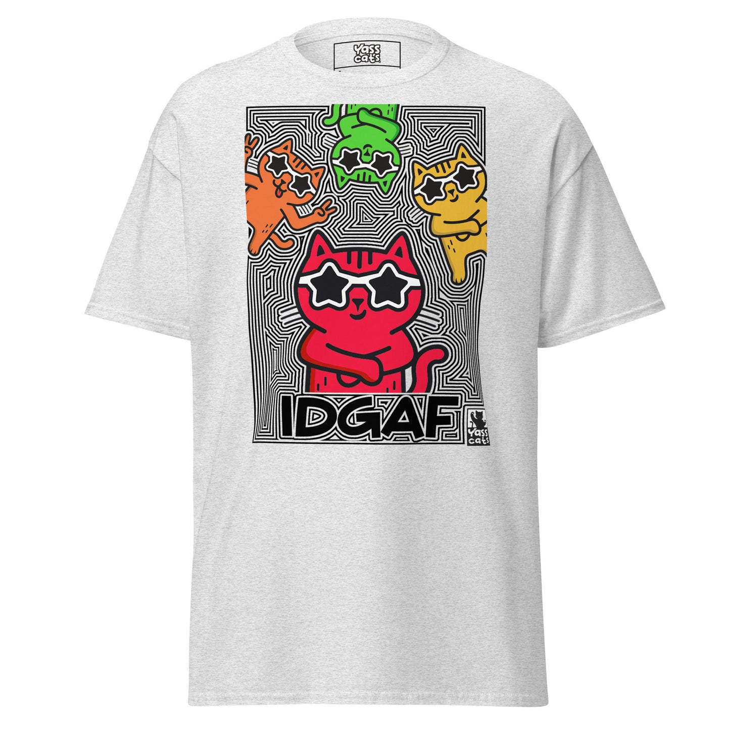 YASS CATS - IDGAF - classic tee