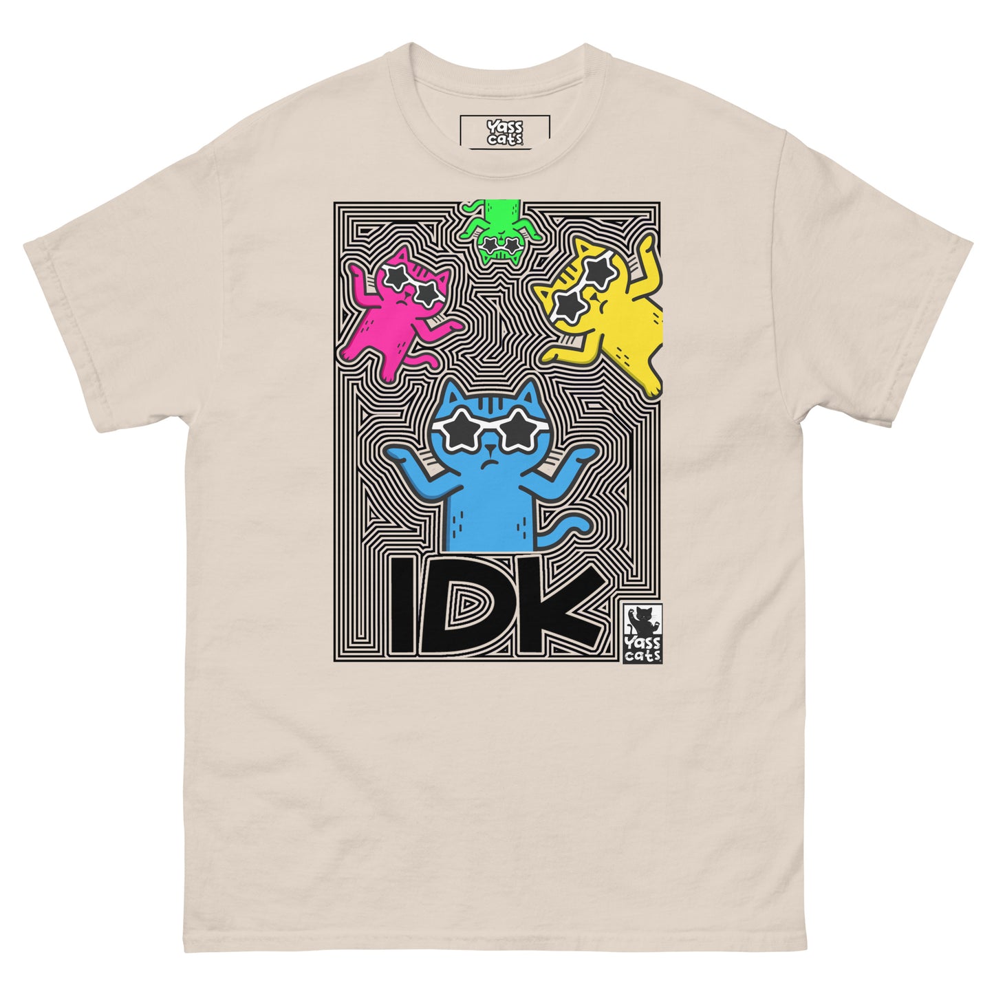 YASS CATS - IDK - classic tee