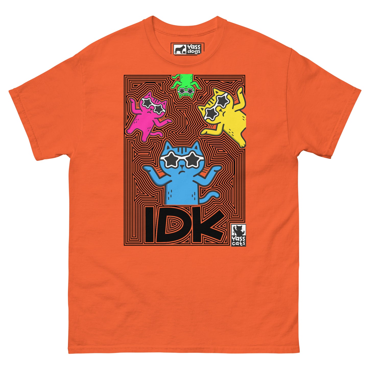 YASS CATS - IDK - classic tee