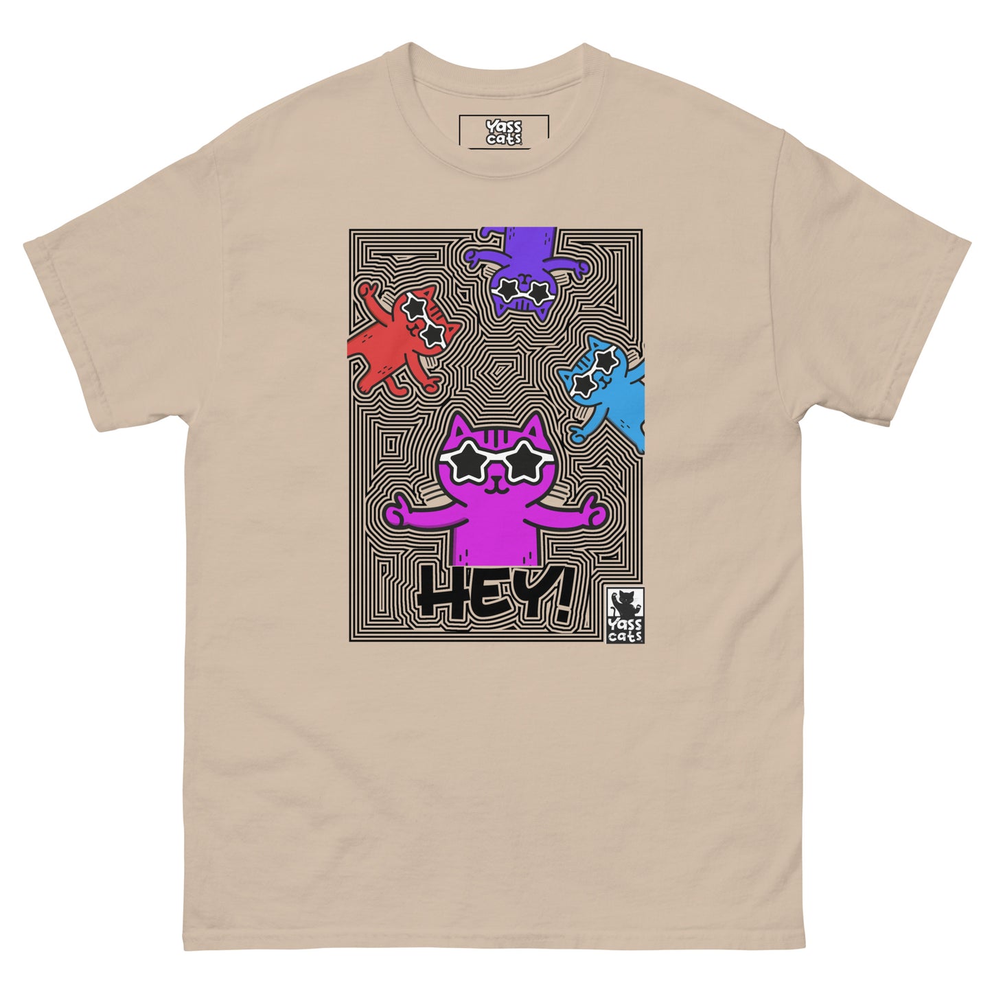 YASS CATS - HEY - classic tee