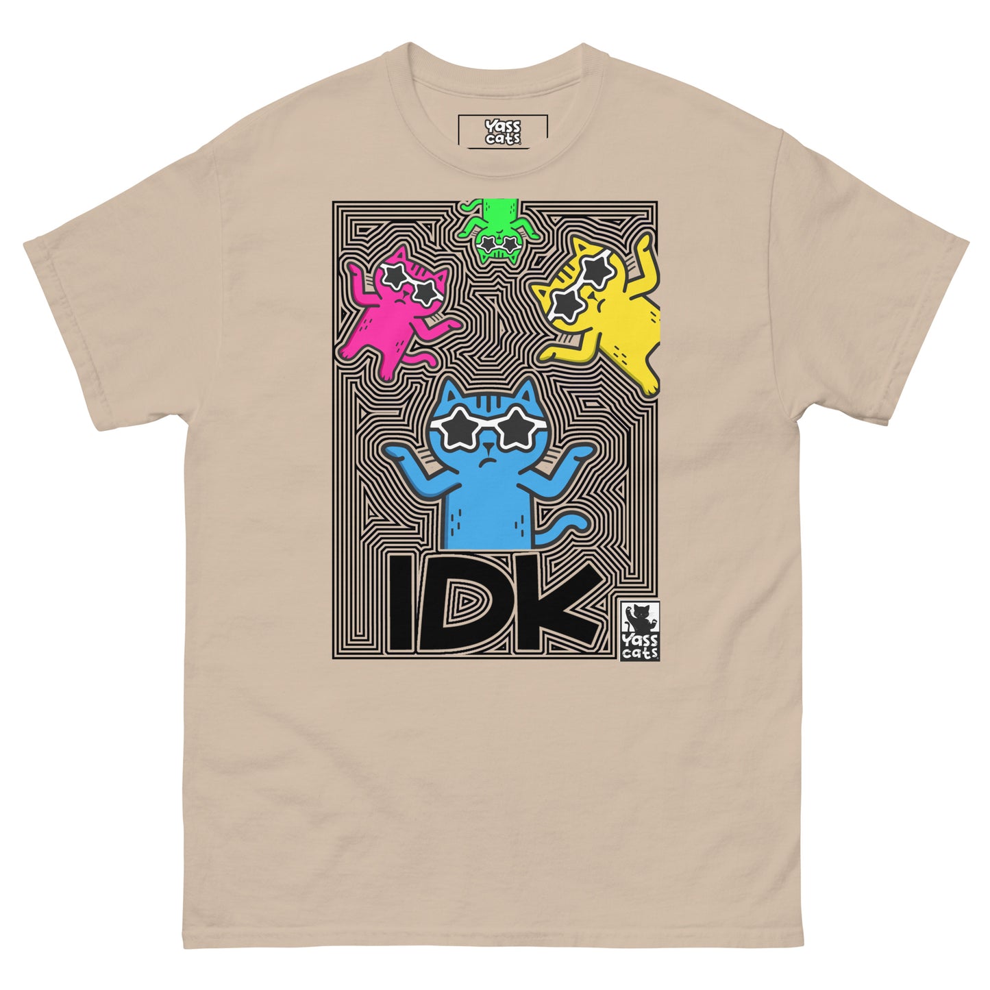 YASS CATS - IDK - classic tee