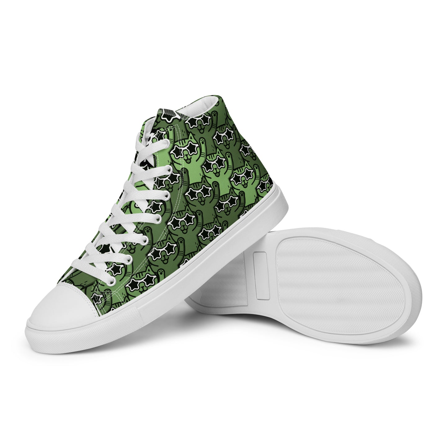 YASS CATS - CAMOU-KITTY - Women’s high top skater sneakers