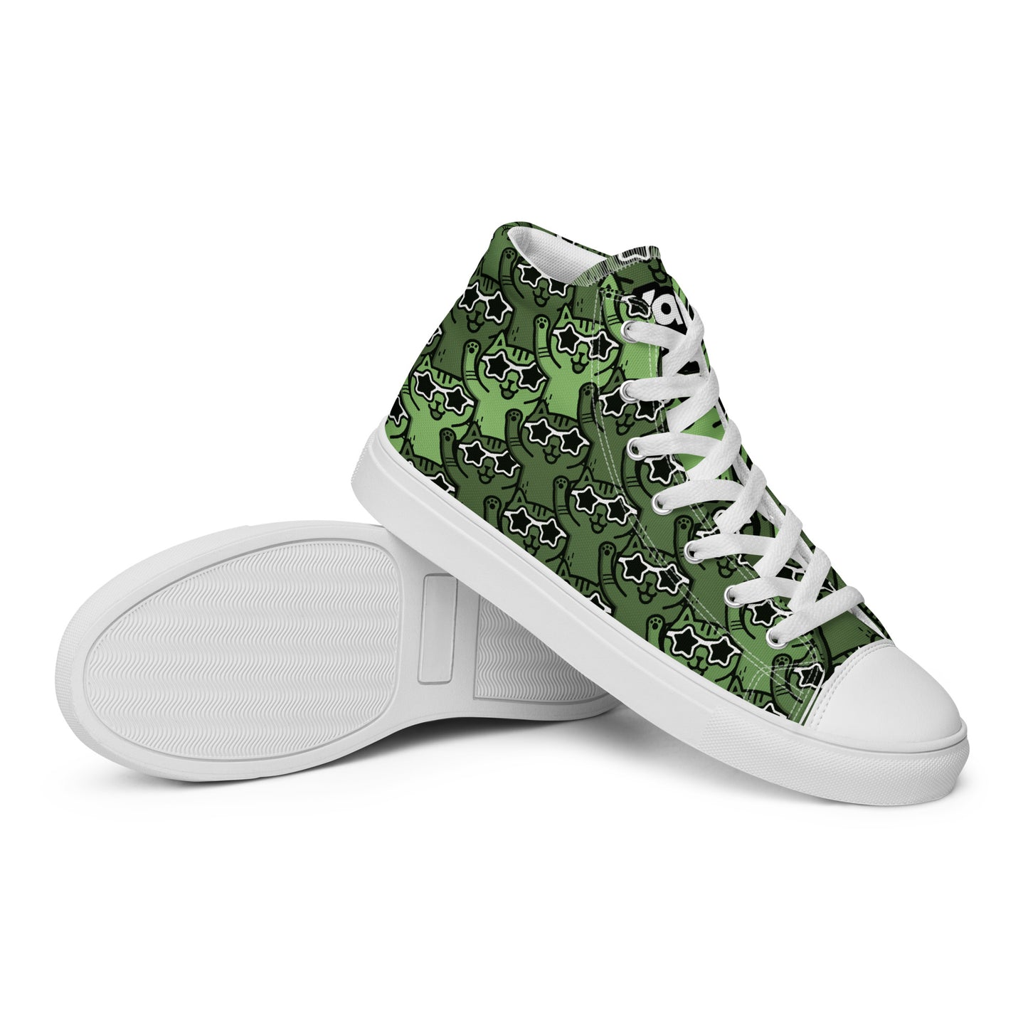 YASS CATS - CAMOU-KITTY - Women’s high top skater sneakers