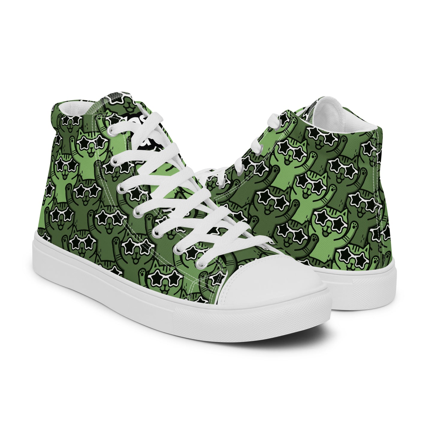 YASS CATS - CAMOU-KITTY - Women’s high top skater sneakers