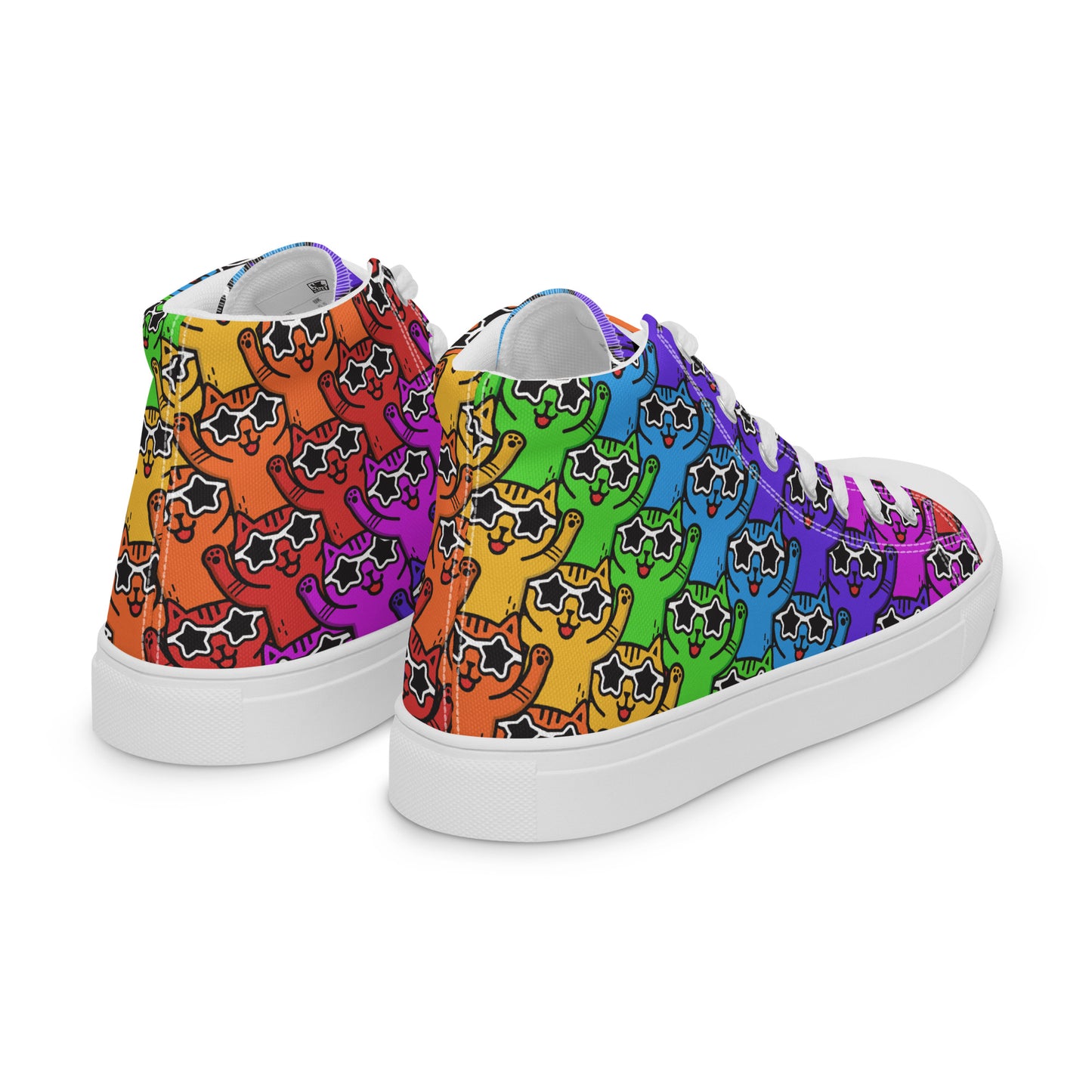 YASS CATS - FULL SPECTRUM KITTY - WOMEN'S SKATER SNEAKERS